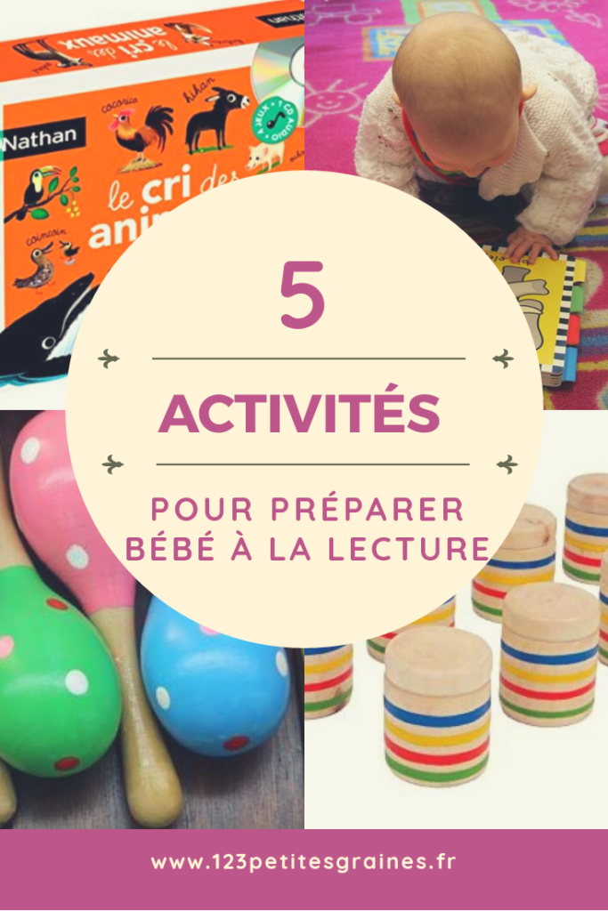 5 activités pour préparer bébé à la lecture