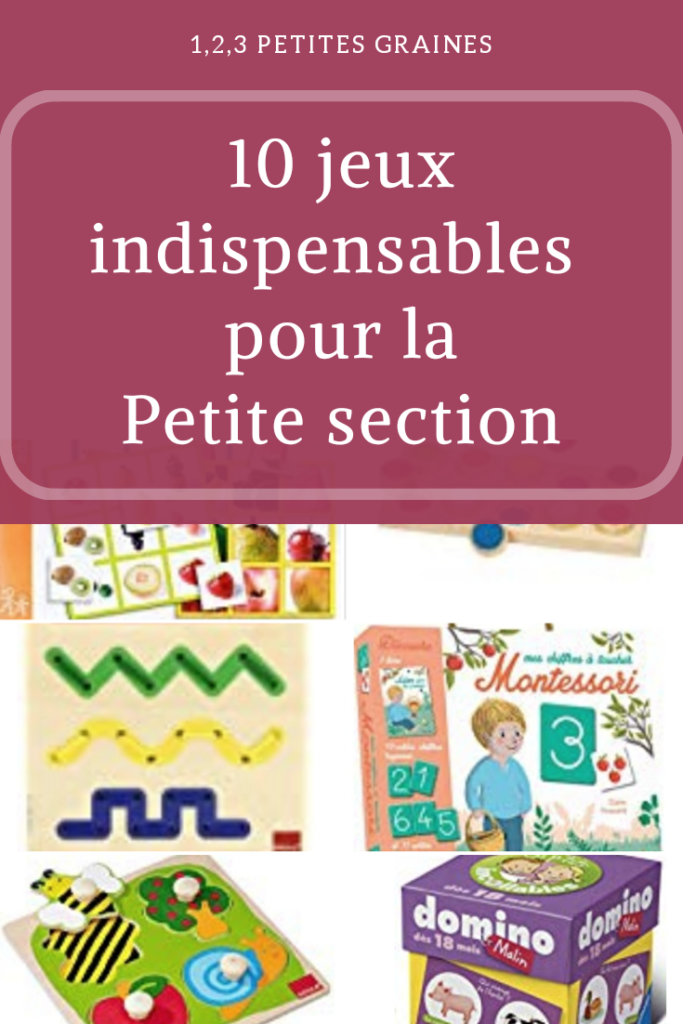 Jeux indispensables pour la petite section 