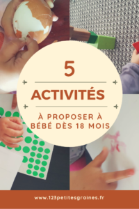 6 activités à proposer à bébé dès 18 mois - 1,2,3 petites graines