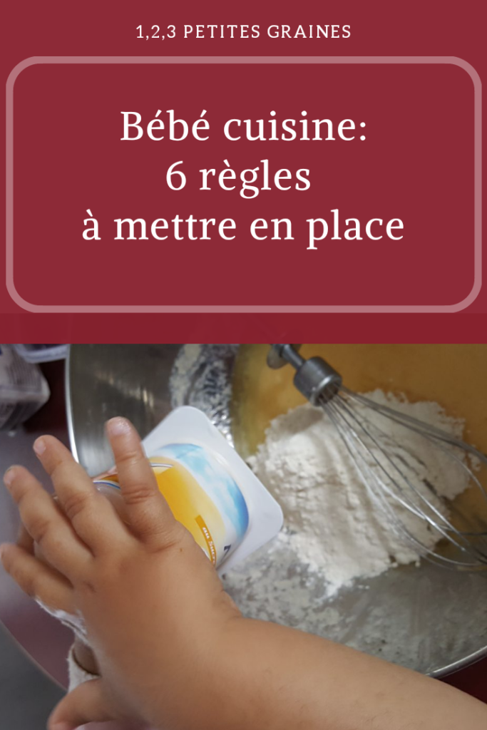 Bébé cuisine activité de vie pratique montessori