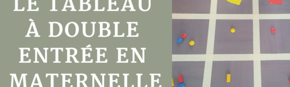 Tableau à double entrée [maternelle]