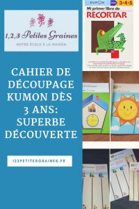 cahier de découpage recortar cahier kumon