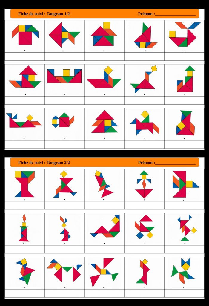 fiche de suivi tangram