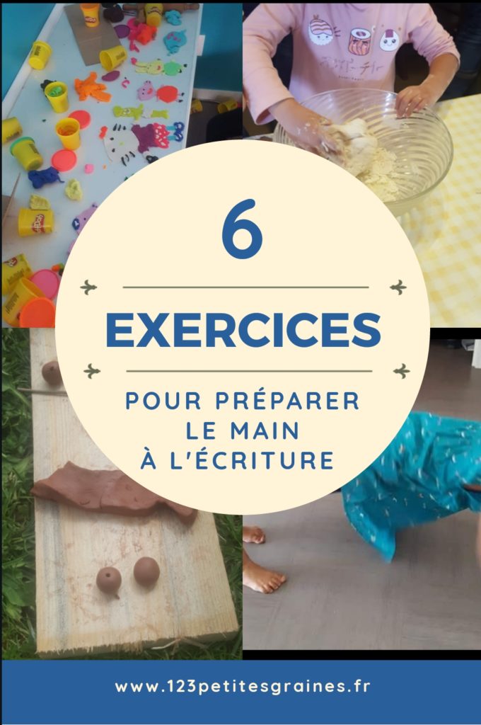 6 exercices pour préparer la main à l'écriture 