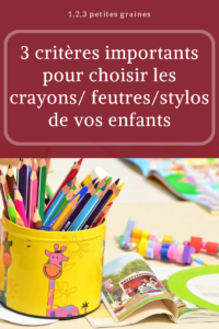 Quels crayons proposer aux tout-petits ? - mieux écrire