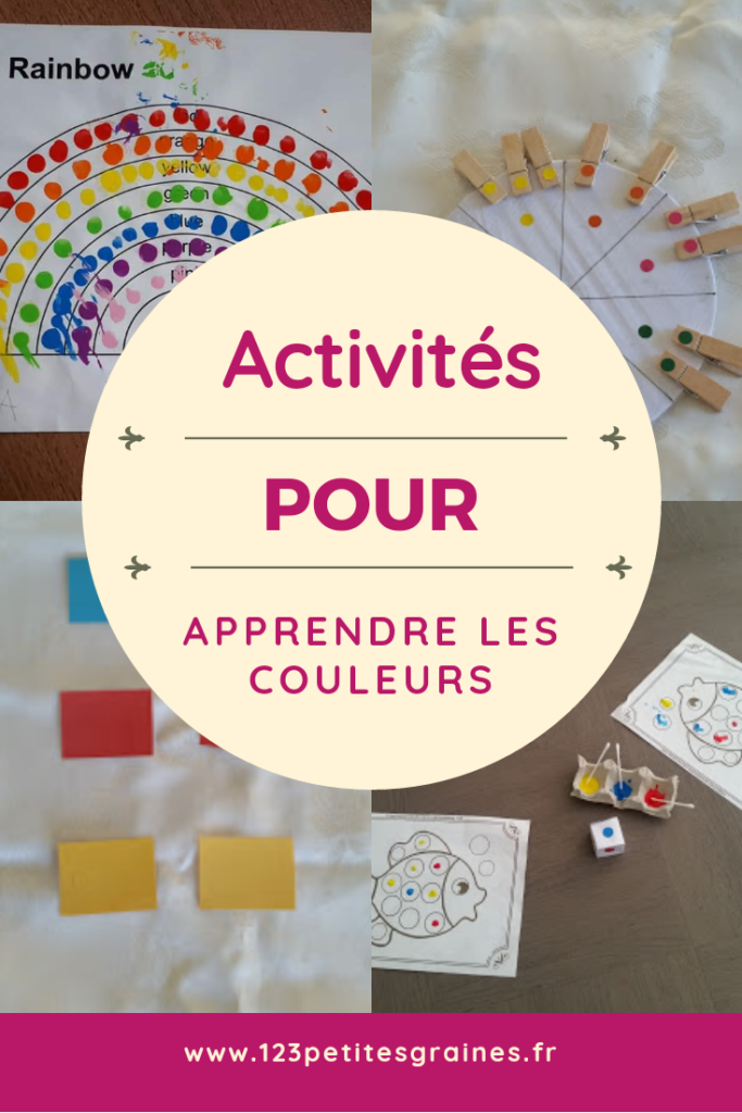 Apprendre Les Couleurs En Petite Section Apprendre les couleurs - 1,2,3 petites graines