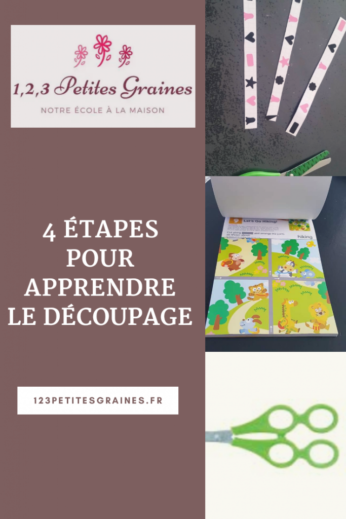 4 étapes pour apprendre le découpage