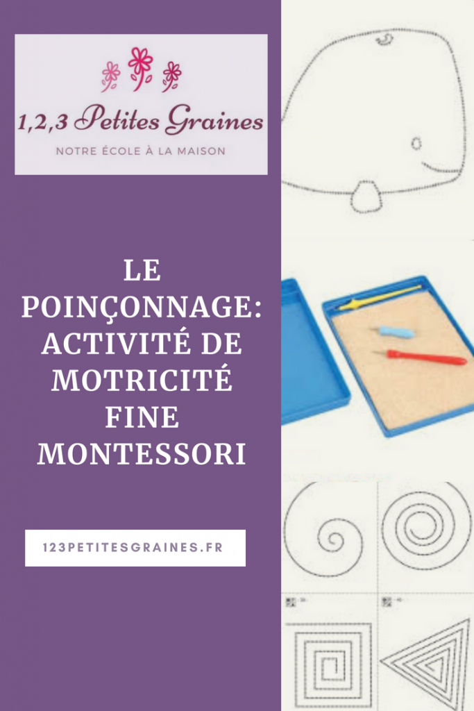 poinçonnage activité motricité fine montessori